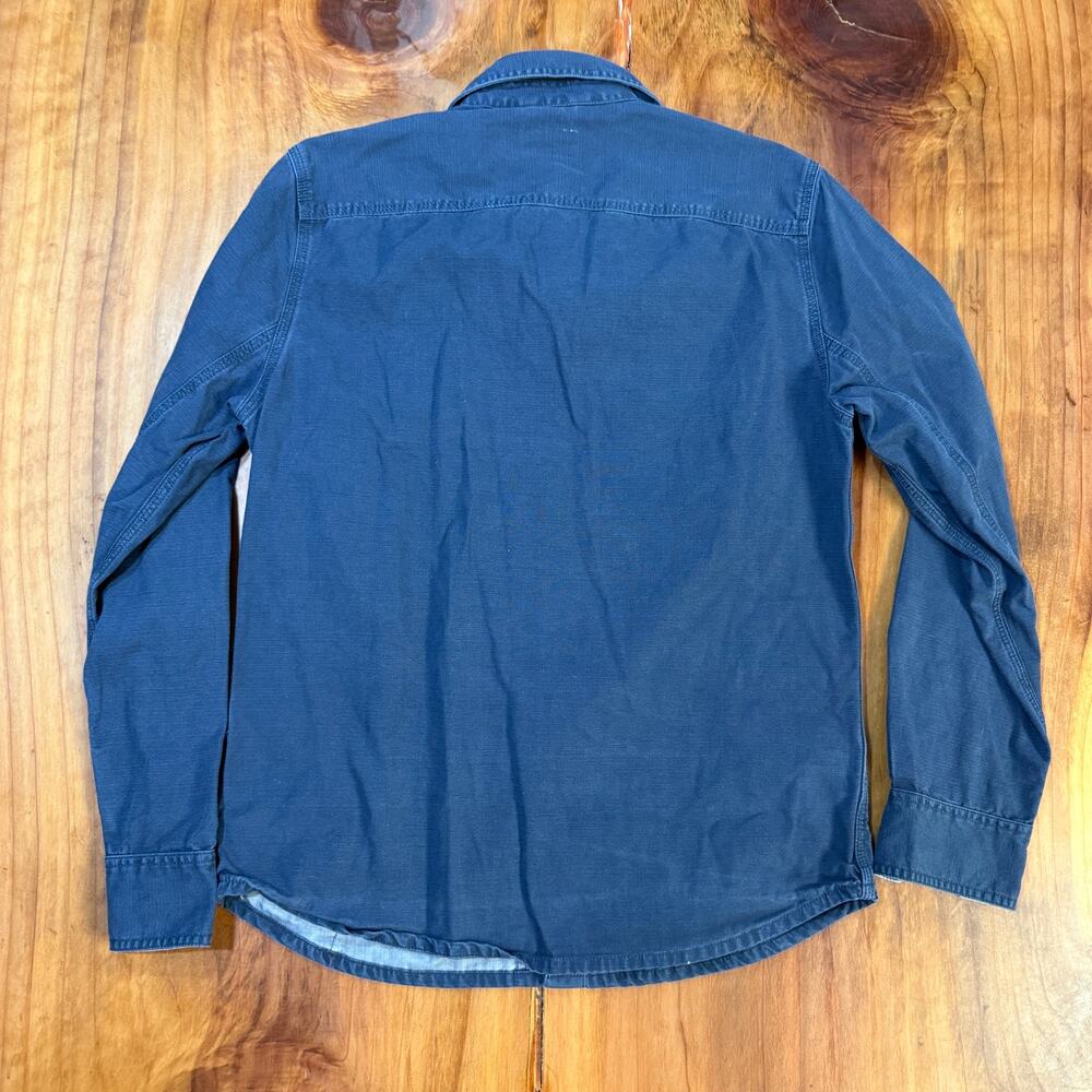 Marine Layer Patrick Canvas Overcoat Shirt Jacket Small Button Casual LL10 - Picture 5 of 5
